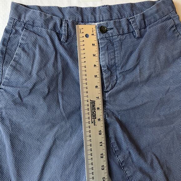 Michael Kors Men Flat Front Khaki Shorts size 30, Blue - Picture 6 of 11
